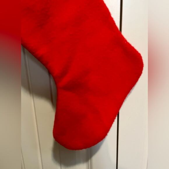 Embroidered cat stocking with resin ornament - Picture 9 of 9